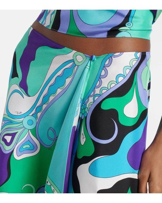【Emilio Pucci】Orchideeプリント ペンシルスカート【関税込】 Emilio Pucci】Orchideeプリント ペンシルスカート【関税込】