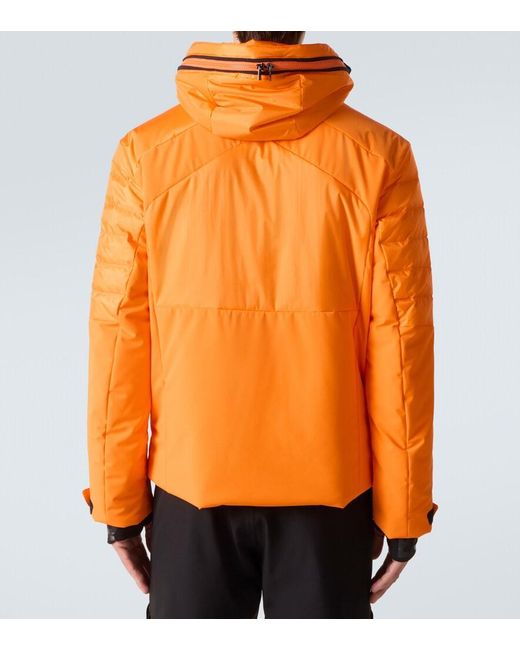 Bogner Orange Henik Ski Down Jacket for men