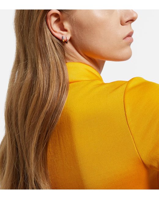 Repossi Antifer 2 Rows 18kt White Gold Single Earring