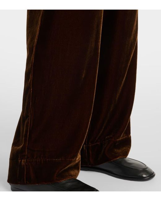 Pantalones De Pijama London De Terciopelo Asceno de color Brown