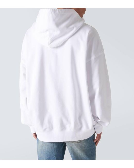 Sudadera con capucha de algodon Gucci de hombre de color White