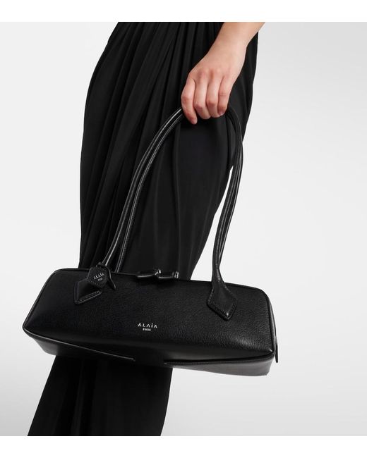 Alaïa Black Teckel Small Leather Shoulder Bag
