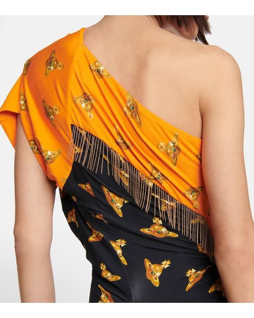 Robe Andalouse à une épaule Vivienne Westwood en coloris Orange