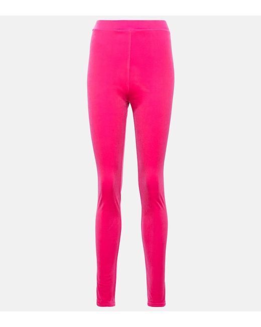 Alexandre Vauthier Pink Jersey Leggings