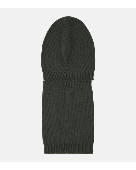 Jet Set Green Wool Ski Mask