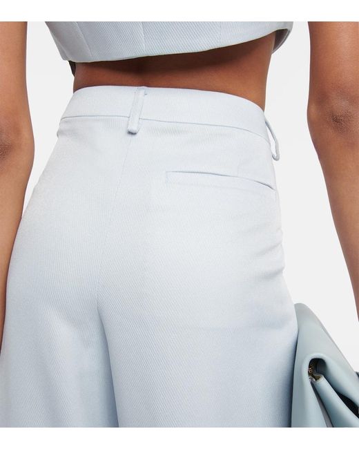AYA MUSE Blue Auri Pleated Pants