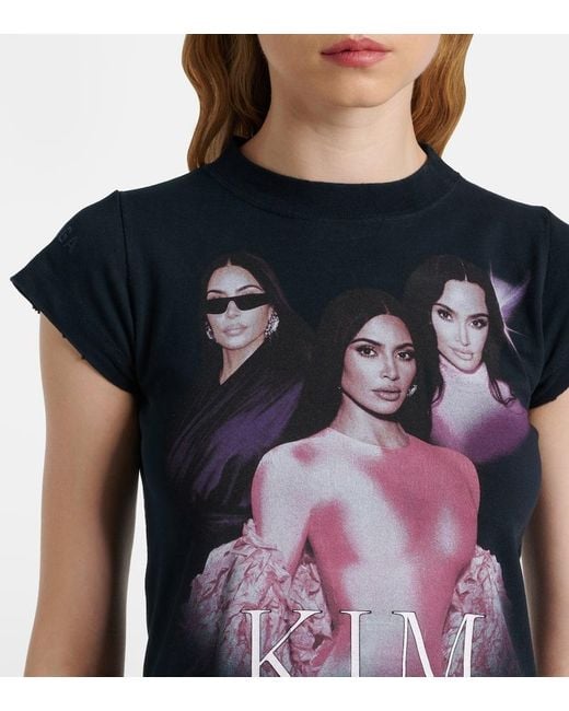 Balenciaga Kim K Shrunk T-Shirt | Lyst UK