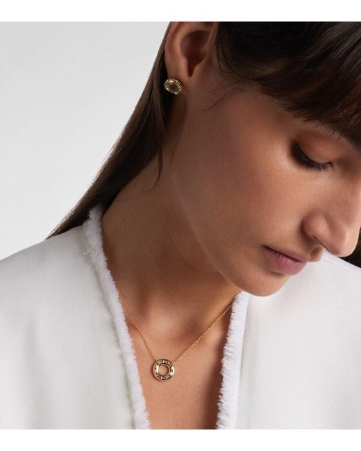 SHAY White 18Kt Pendant Necklace With Diamonds