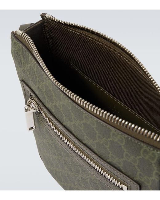 Gucci Crossbody Bag Gg Aus Leder in Green für Herren