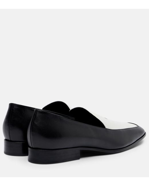 Herbert Levine Black The Real Deal Leather Loafers