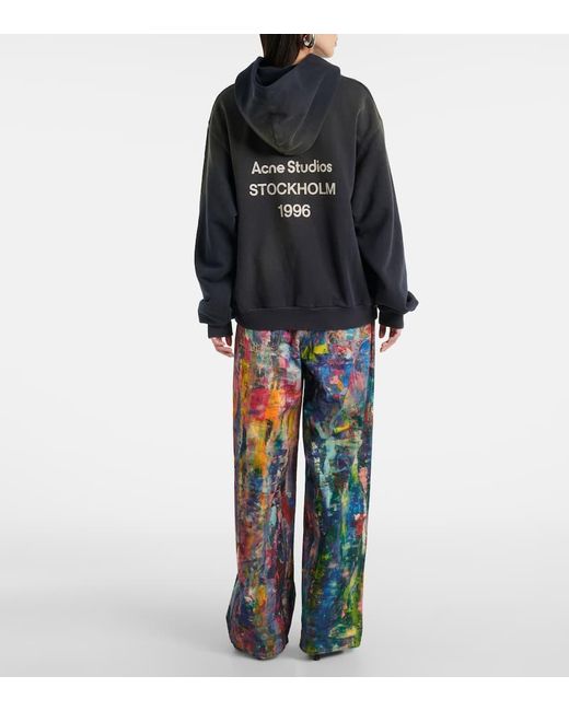Felpa Distressed di Acne in Blue