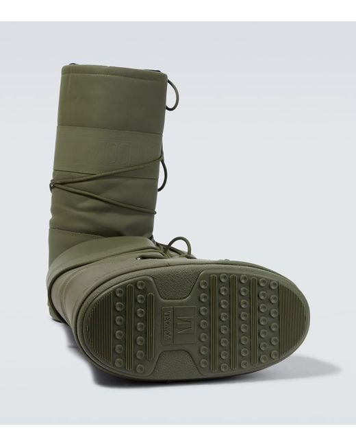 Moon Boot Green Icon Rubber Boots for men