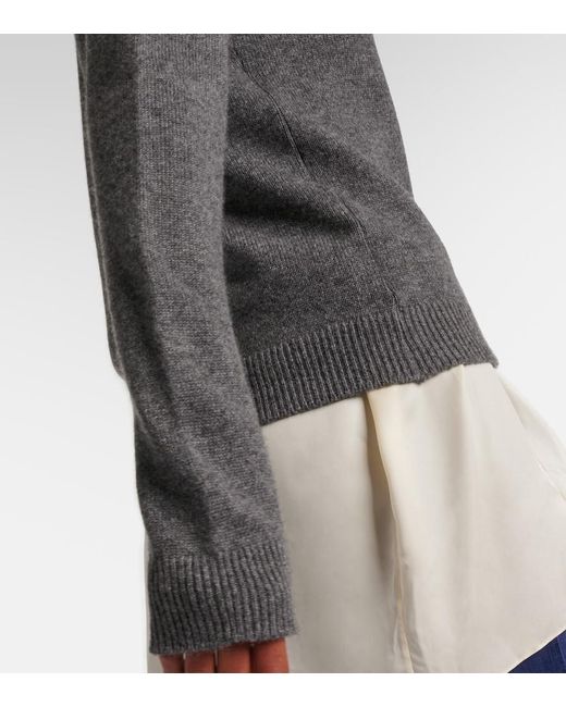 The Row Gray Jayad Cashmere Sweater
