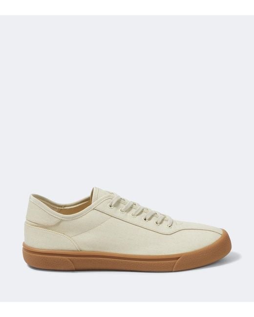 The Row White Canvas Sneakers for men