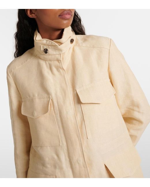 Loro Piana Natural Linen Jacket
