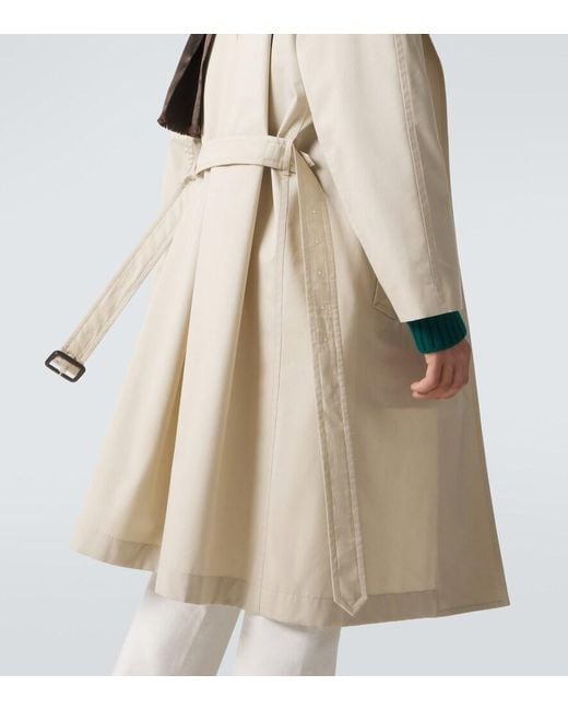 Tom Ford Natural Cotton And Silk Wide-Leg Pants for men