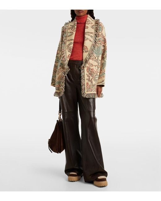 Hogan Natural Suede And Shearling Lace-Up Boots