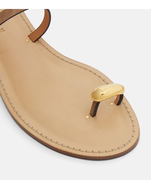 Amanu Brown Kibera Suede Sandals