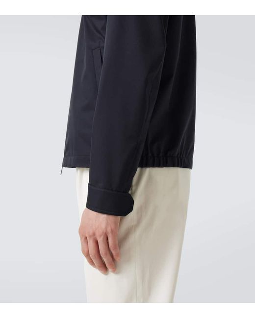 Zegna Blue Motorin 100Cc Technical Blouson for men
