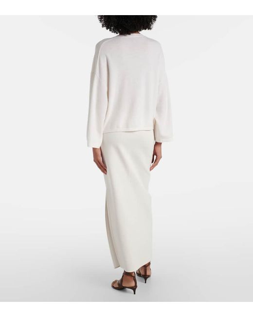 Top Darcy De Cachemir Khaite de color White