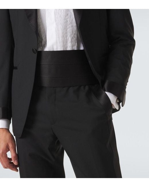 Tom Ford Black Silk Cummerbund for men