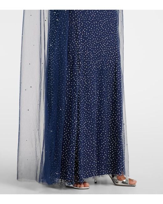 Jenny Packham Blue Robe Mabel Mit Kristallen