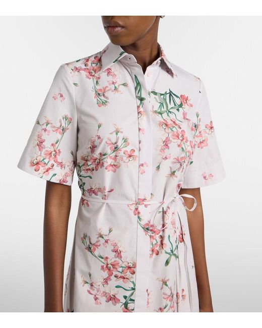 Erdem Multicolor Kleid Aus Baumwolle