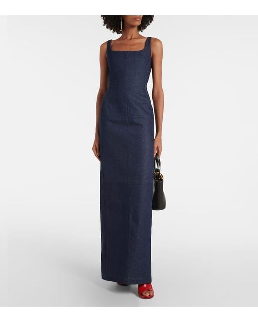 Jacquemus Blue La Robe De-Nîmes Spoglio