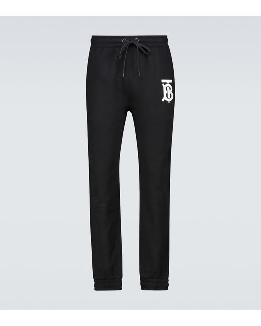 Burberry Gresham Tb Sweatpants in Black for Men | Lyst