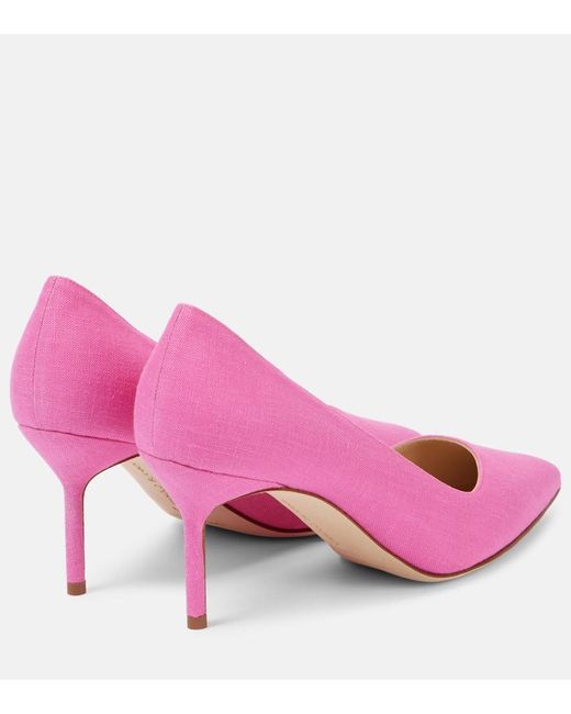 Manolo Blahnik Pink Pumps Tora 70