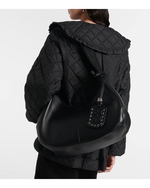 Ganni Black Medium Shoulder Bag