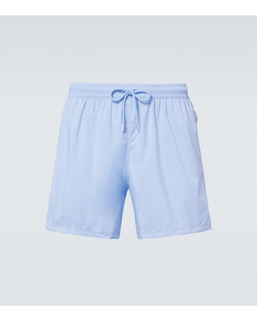 Fedeli Blue Madeira Swim Trunks for men