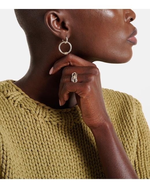 Spinelli Kilcollin White Ring Aus Sterlingsilber Mit 18Kt Gelbgold Mit Diamanten