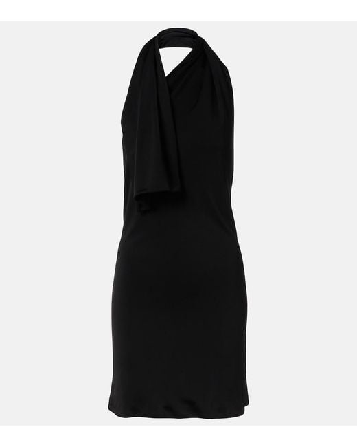 Khaite Black Loza Draped Top
