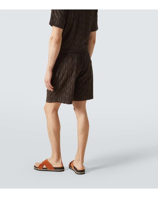 Frescobol Carioca Shorts Augusto Aus Baumwolle in Black für Herren