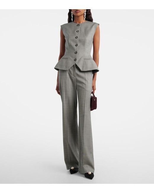Magda Butrym Gray Wool Vest