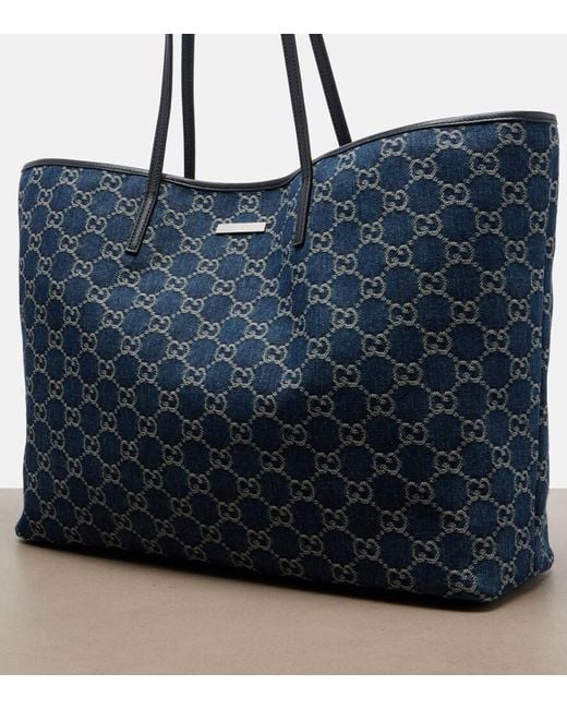 Shopper Essence Large di Gucci in Blue