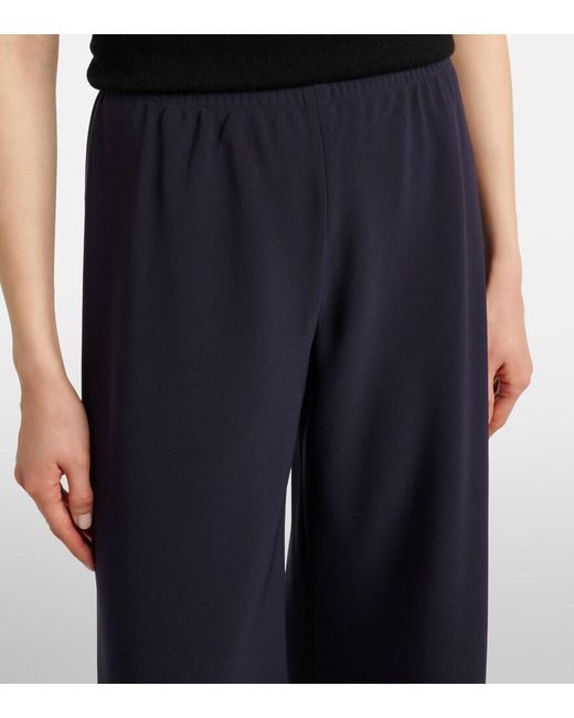 The Row Blue Gala Cady Wide-Leg Pants