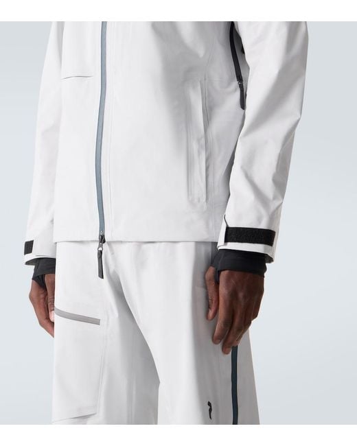 Peak Performance White Alpine Ski Jacket for men