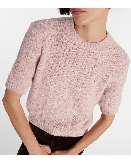 Jersey Folecchio De Cachemir Y Seda Loro Piana de color Pink