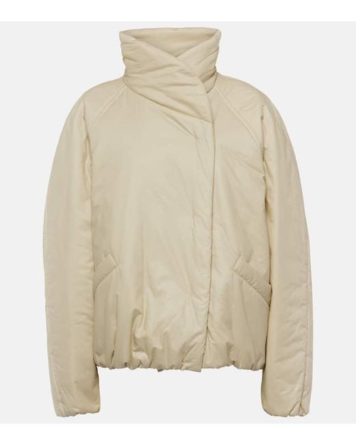 Isabel Marant Natural Wattierte Jacke Dylany