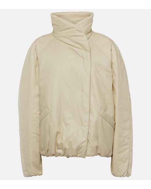 Isabel Marant Natural Dylany Padded Cotton-blend Jacket