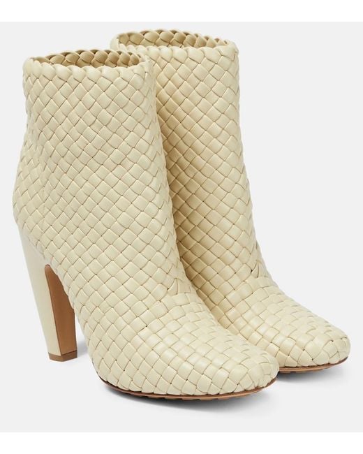 Bottega Veneta Natural Canalazzo Ankle Boot