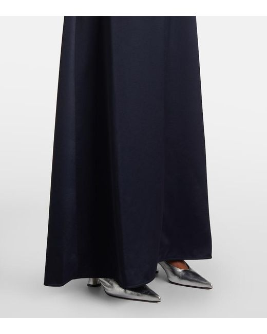 Proenza Schouler Blue Label Delphine Satin Maxi Dress