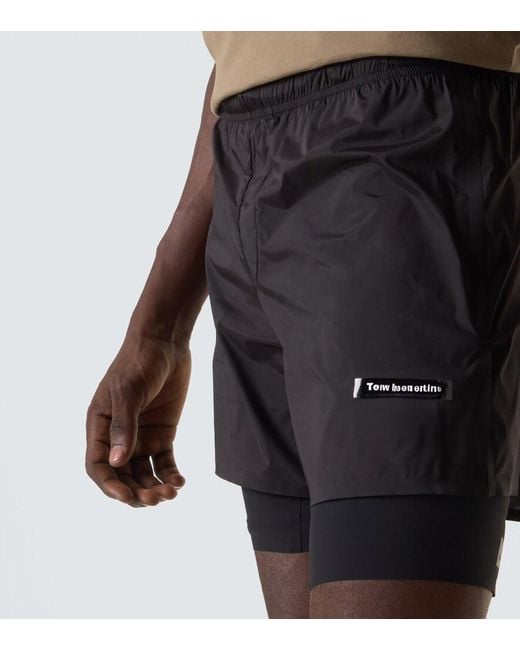 Satisfy Black Techsilk Running Shorts for men
