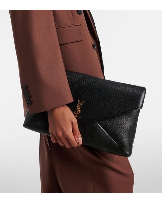 Borsa A Spalla Cassandre Xxl di Saint Laurent in Black
