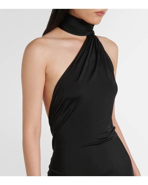 Nina Ricci Black Asymmetric Gown