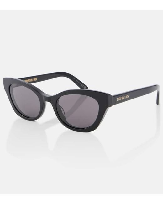 Dior Brown Diormidnight B2I Cat-Eye Sunglasses