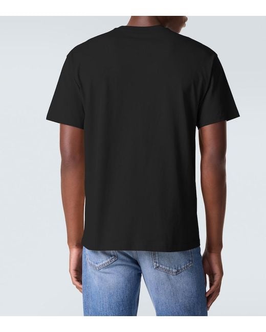 Givenchy Black Logo Cotton Jersey T-Shirt for men