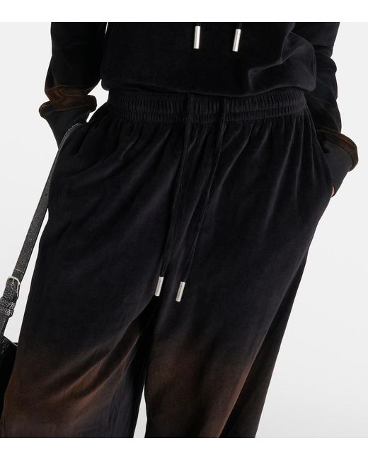 Acne Blue Cotton-Blend Track Pants